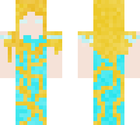 beauty godess blue gold