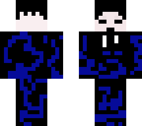 blue black man
