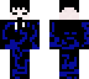 blue black man