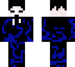 blue black man
