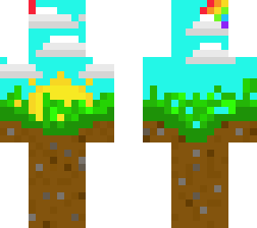 sunshine and rainbow