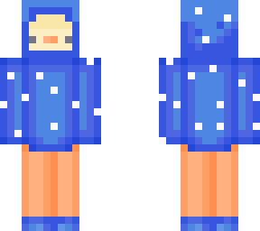 duck in blue whale sweater