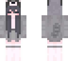 enderman sculk raccoon girl warrior