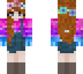 flower brunette