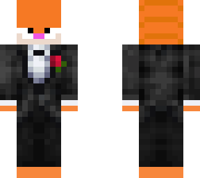 garfield in a suit