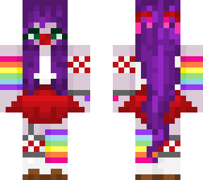 rainbow kawaii clown