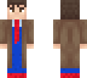 the 10th doctor (blue suit)