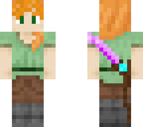 alex (alex and steve legends) (with her enchanted naginata)