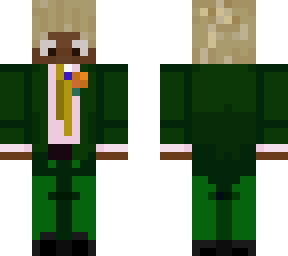 green suit