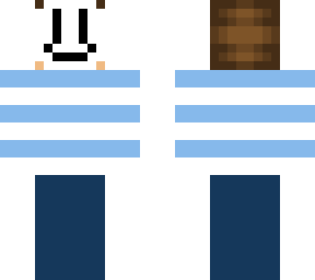 masked dude white and blue :d :d