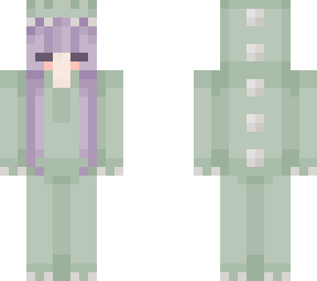 purple hair dino