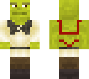 shrek (back is cooked)