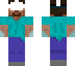 steve with a vr headset on