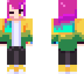 arrow blu as a minecraft character