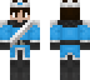 blue sash