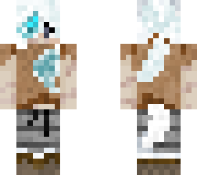 ice wolf/fox guy