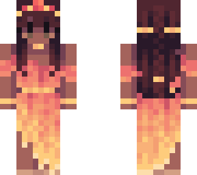 looks like a girl but she's a flame