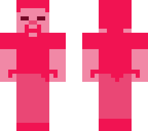 pink red blank steve