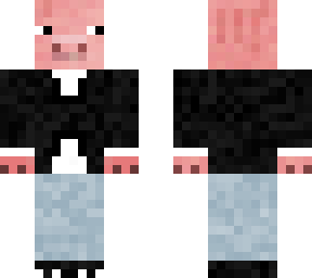 rich pig without glasses