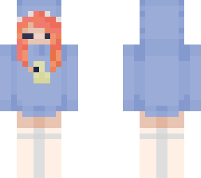 shark hoodie girl - new hair