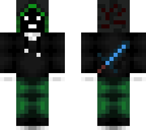 black and green hoodie guy
