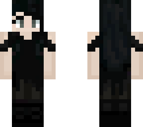 Black dress girl | Minecraft Skin