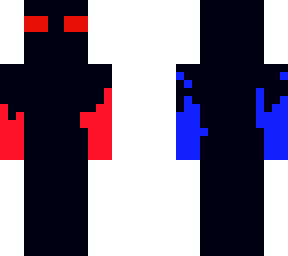 blue and red