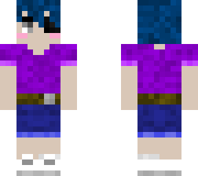 blue hair boy