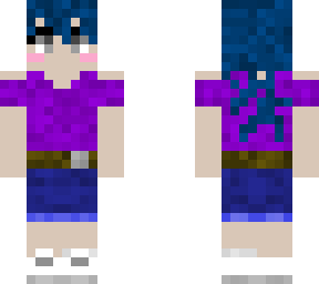 blue hair girl