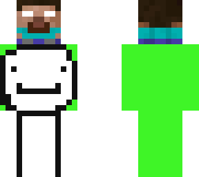 dream with baby herobrine as his head