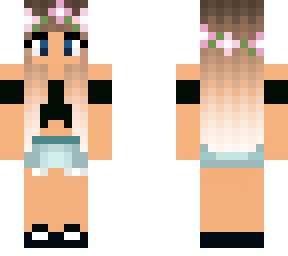 girl with flowers in her hair