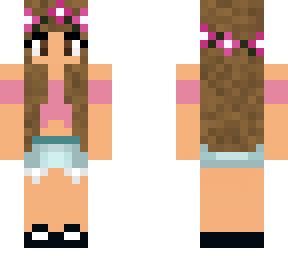 girl with flowers in her hair v.2