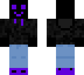 purple and black hoodie