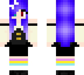 purple haired girl- new cute outfit