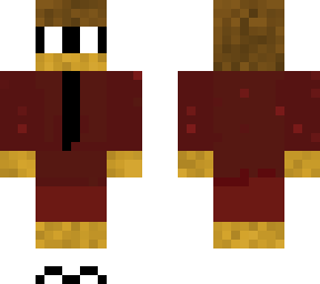 red worker suit with a mask