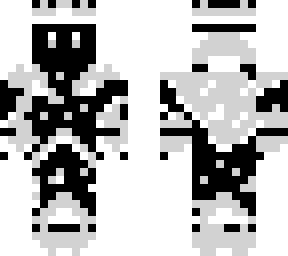 black and white