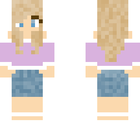 blondie girl with purple shirt. ultimabunbun