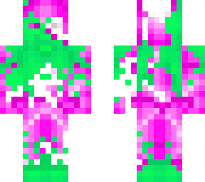 fully coruppted broken pink steve