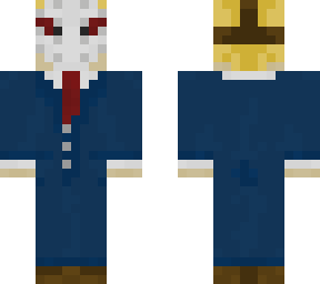 hockey mask waring a suit 3.0