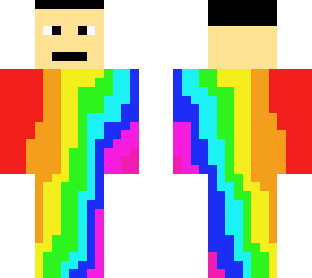 rainbow skin 3d