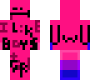 i like boys and girls uwu skin idk lmao