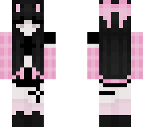 pink and black