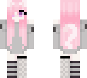 pink hair girl
