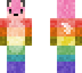 pride-colored fox