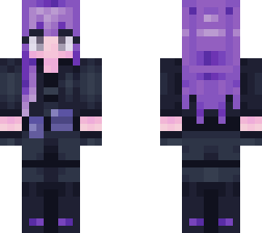 purple spy girl