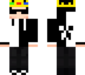 black and white