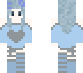 blue girl