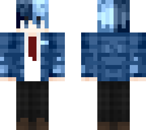 blue guy with blue clothes