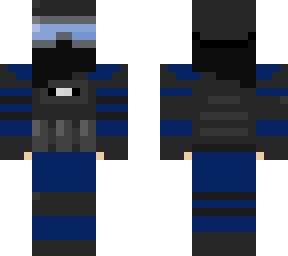 blue soldier