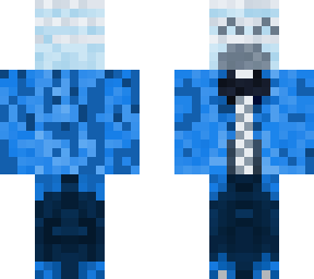 bucket head guy blue